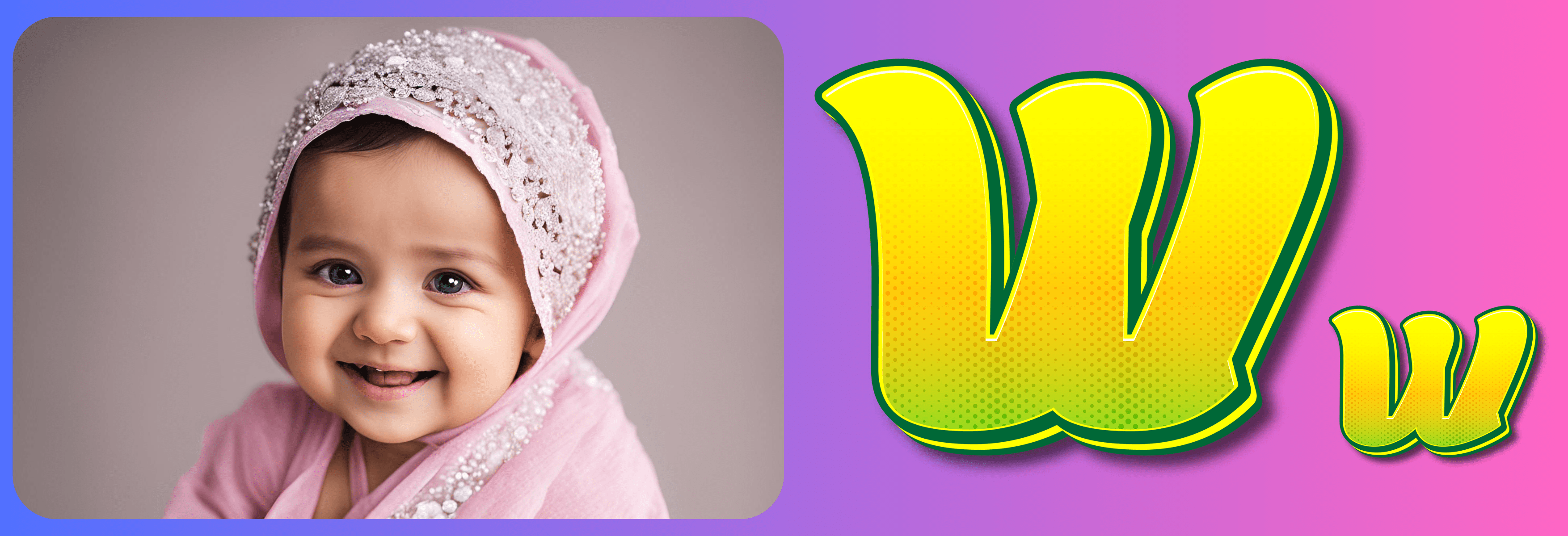 unique muslim baby girl names starting with w